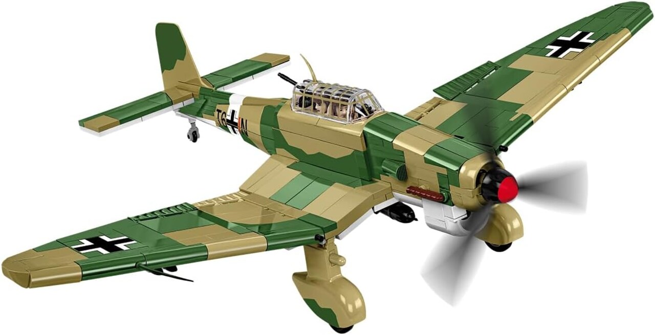 COBI Historical Collection WWII JUNKERS JU 87 B-2 Plane Building Set, 525 Pieces